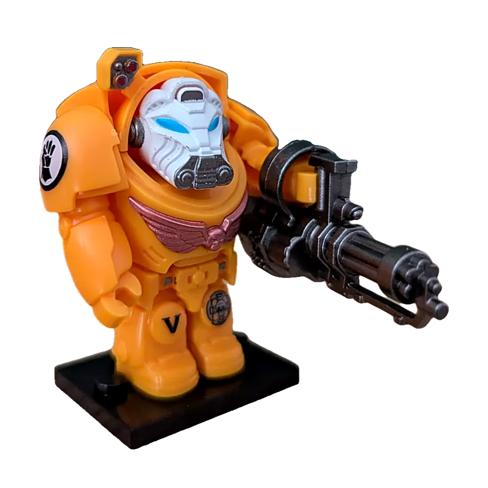 Amber Heavy Gunner custom minifigure