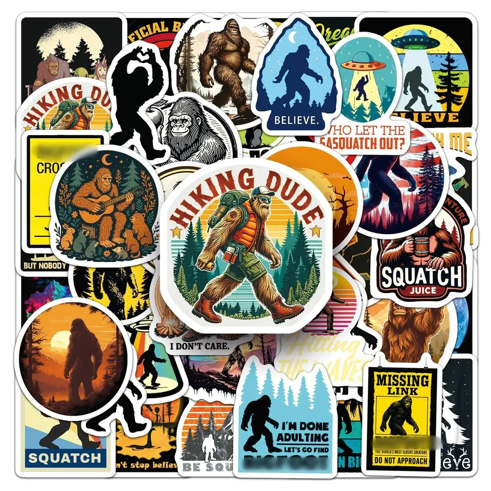 Bigfoot Sticker Pack – 50 pcs