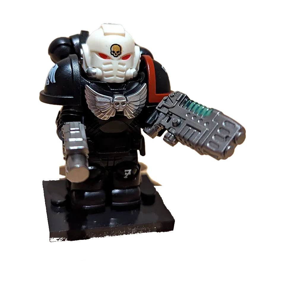 Obsidian Warden custom minifigure